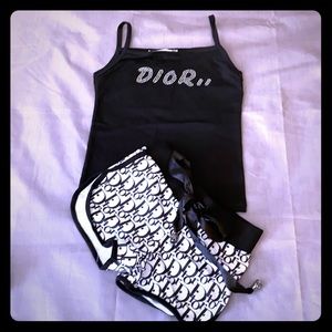 Little girls summer 2 piece set